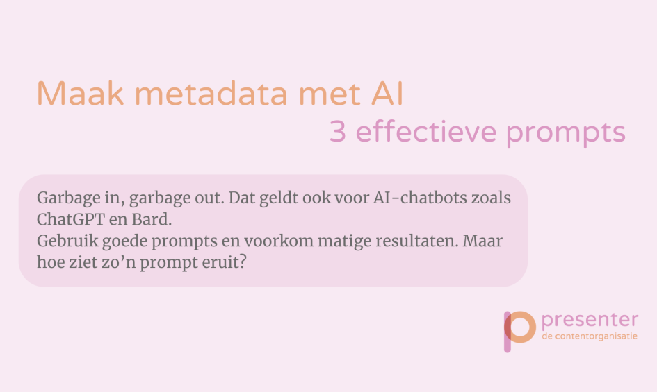 Prompts voor metadata